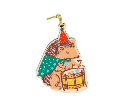 Hedgehog Wooden Ornament