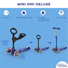 Load image into Gallery viewer, Mini 3in1 Deluxe | Micro Scooters