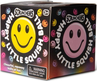 Happy Smiley Face Squish Ball - Scrunchems