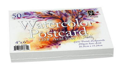 Watercolor Postcards - TREEHOUSE kid and craft