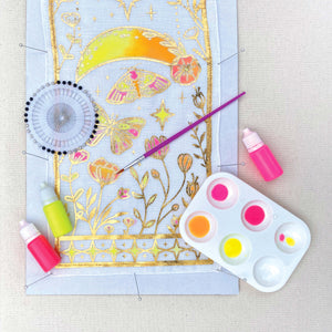 Mystical Moons | Paint A Scarf - TREEHOUSE kid and craft