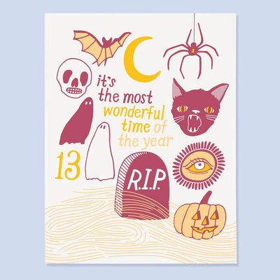 Halloween Time Card - TREEHOUSE kid and craft
