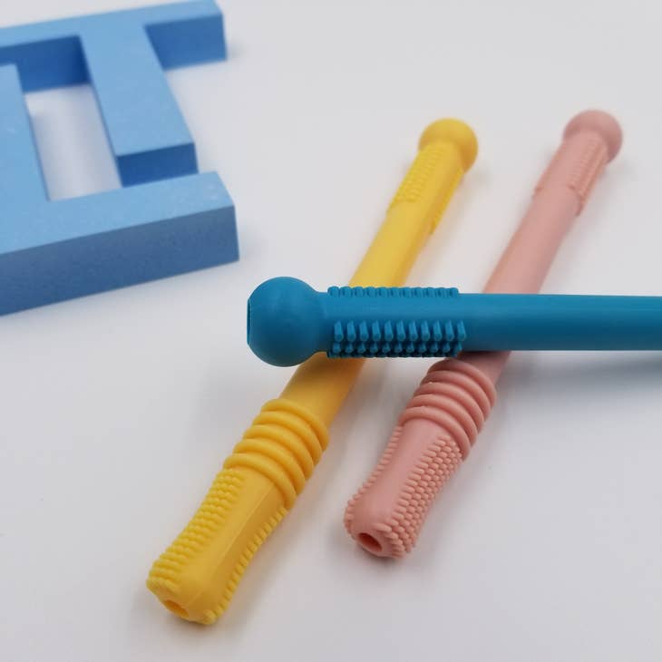 Silicone Teething Wand - TREEHOUSE kid and craft