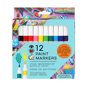 Paint Pens | 12 Pack - TREEHOUSE kid and craft