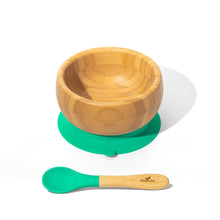 Load image into Gallery viewer, Baby Stay Put Bowl + Spoon - TREEHOUSE kid and craft