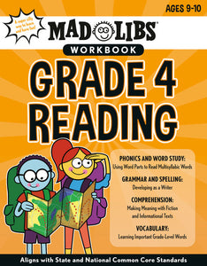 Mad Libs Workbook: Grade 4 Reading - TREEHOUSE kid and craft