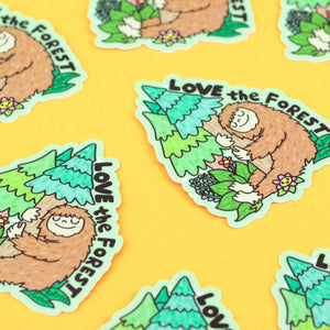 Love The Forest Sasquatch | Sticker - TREEHOUSE kid and craft
