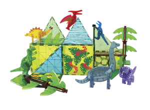 Dino World Magna-Tiles | XL 50pc - TREEHOUSE kid and craft