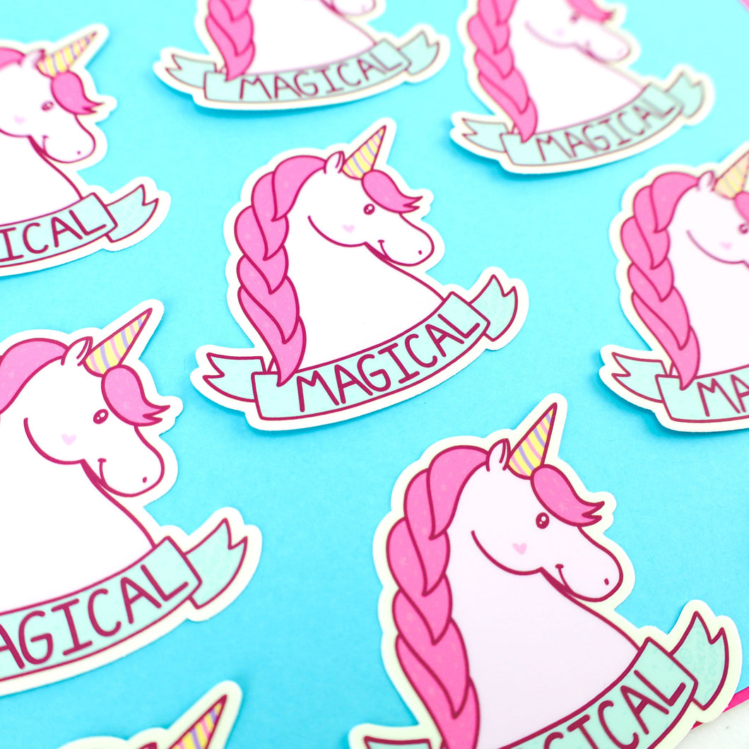Magical Unicorn Sticker - TREEHOUSE kid and craft