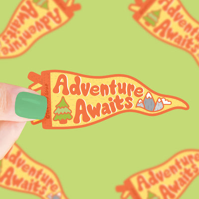 Adventure Awaits Sticker - TREEHOUSE kid and craft