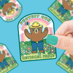 Protect Our National Parks Sticker - TREEHOUSE kid and craft