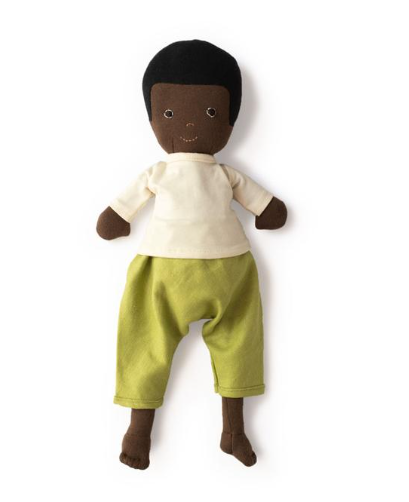 William Doll in Moss Pants and Natural Shirt - TREEHOUSE kid and craft