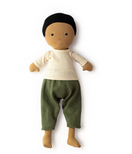 Load image into Gallery viewer, Jules Doll in Cedar Pants and Natural Shirt - TREEHOUSE kid and craft