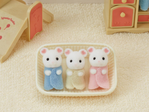 Marshmallow Mouse Triplets - TREEHOUSE kid and craft