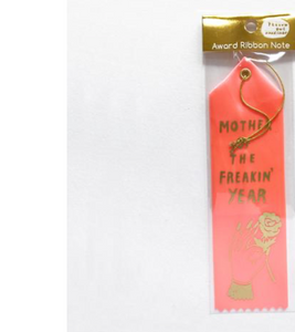 Mother of the Year Award Ribbon - TREEHOUSE kid and craft
