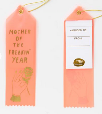 Mother of the Year Award Ribbon - TREEHOUSE kid and craft