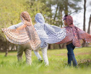 Hooded Realistic Owl Wings - TREEHOUSE kid and craft