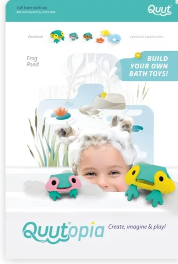 Frog Pond Bath Toy - TREEHOUSE kid and craft