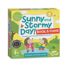 Load image into Gallery viewer, Sunny + Stormy Day! / Book &amp; Game - TREEHOUSE kid and craft