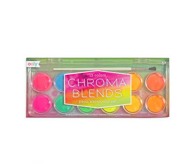 Chroma Blends Neon Watercolors - TREEHOUSE kid and craft