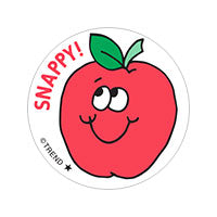 scratch n' sniff fruits | sticker sheet