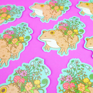 Botanical Toad Sticker - TREEHOUSE kid and craft