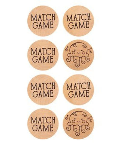 Wooden Match Game - TREEHOUSE kid and craft