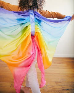 Rainbow Silk Wings - TREEHOUSE kid and craft