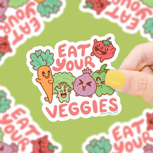 Eat Your Veggies Sticker - TREEHOUSE kid and craft