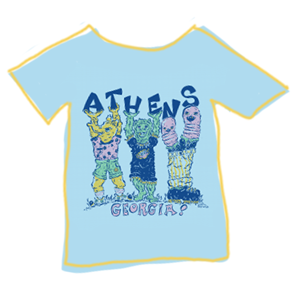 PRE-ORDER ATHENS artist series shirt - TREEHOUSE kid and craft