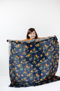 Orange Blossom Swaddle - TREEHOUSE kid and craft