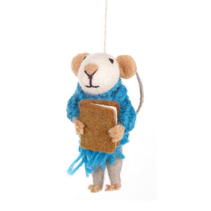 Archie Mouse / felt ornament - TREEHOUSE kid and craft