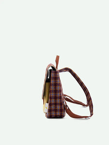 school bag | meadows | tartan
