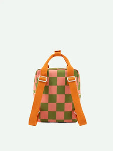 small backpack | farmhouse | checkerboard