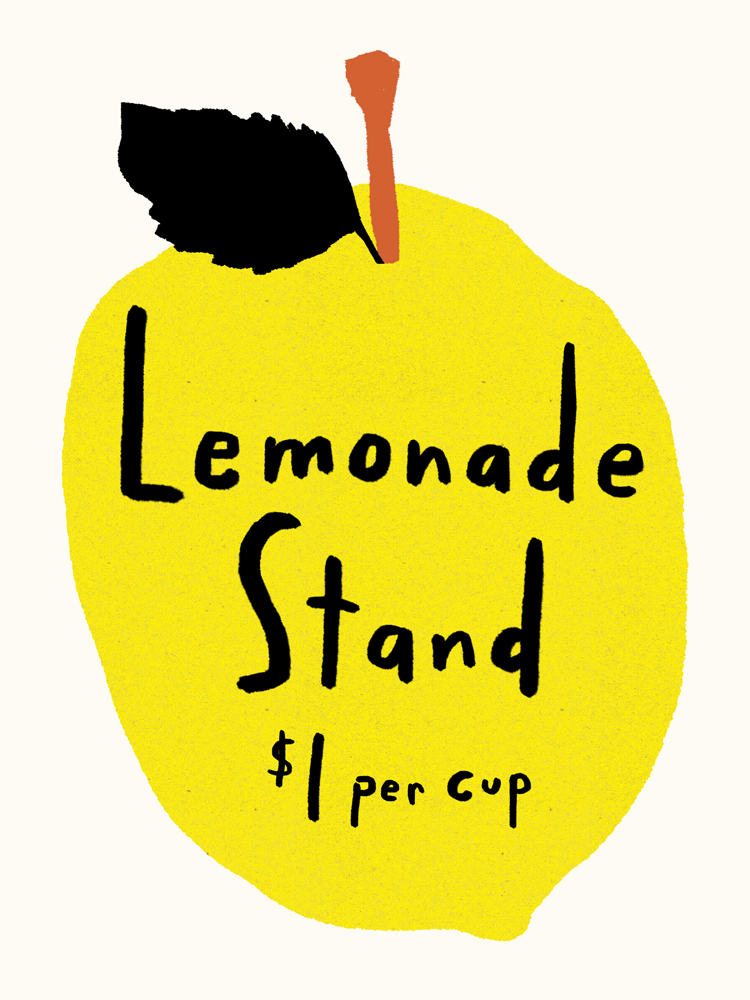 Paper Ghost Press - Lemonade Stand - Art Print - TREEHOUSE kid and craft
