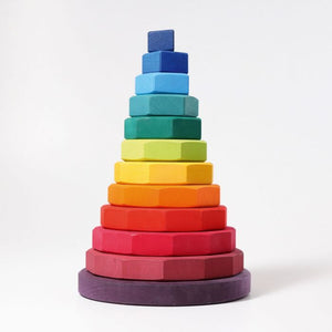 Geometric Stacking Tower - TREEHOUSE kid and craft