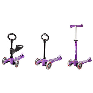 Mini 3in1 Deluxe Scooters, multiple colors - TREEHOUSE kid and craft